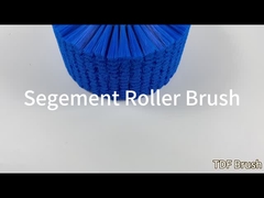 ইন্ডাস্ট্রিয়াল জিগ জ্যাগ দ্রুত স্ন্যাপ মডুলার টুথ সেগমেন্টড রোলার ব্রাশ ফুড পরিষ্কারের জন্য